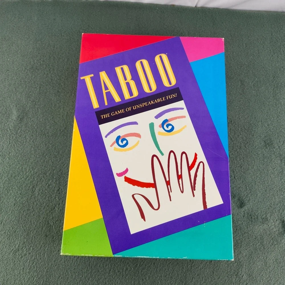 Vintage Taboo The Game of Unspeakable Family Fun Milton Bradley 1989, Complete